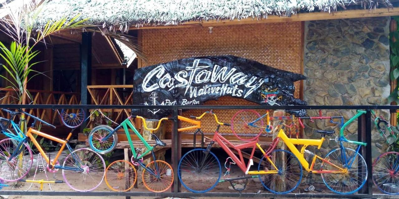 Apartamento Castaway Native Huts San Vicente  Exterior foto